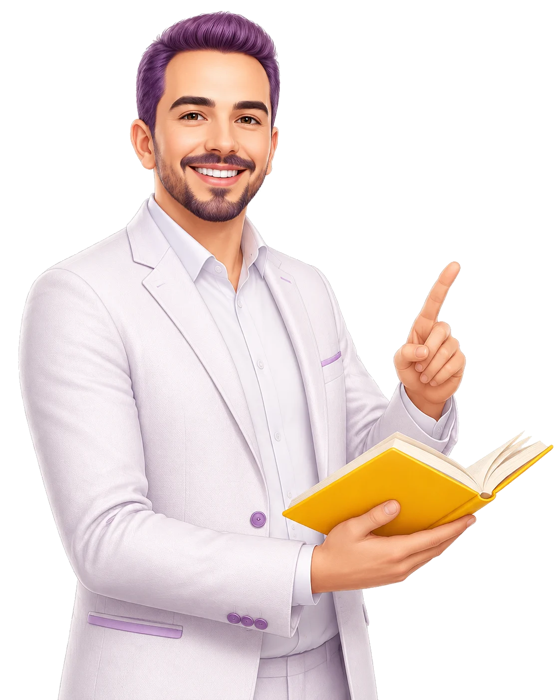 A Merit Minds tutor holding an open book